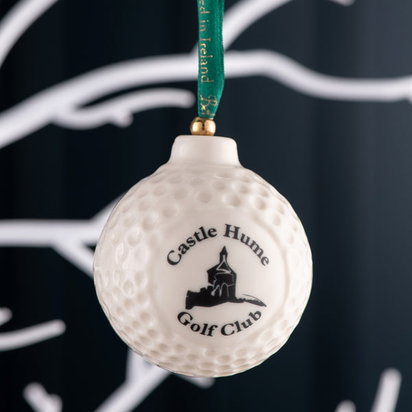 Belleek Belleek Classic Golf Ball Hanging Ornament