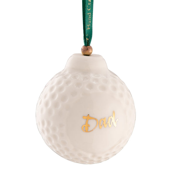 Belleek Belleek Classic Golf Ball Hanging Ornament