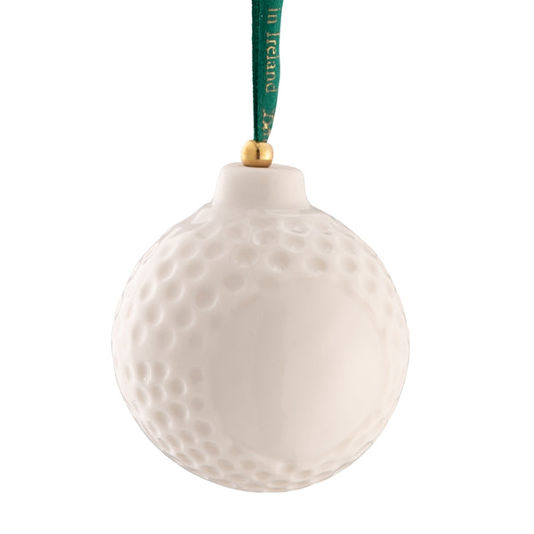 belleek Belleek Classic Golf Ball Hanging Ornament