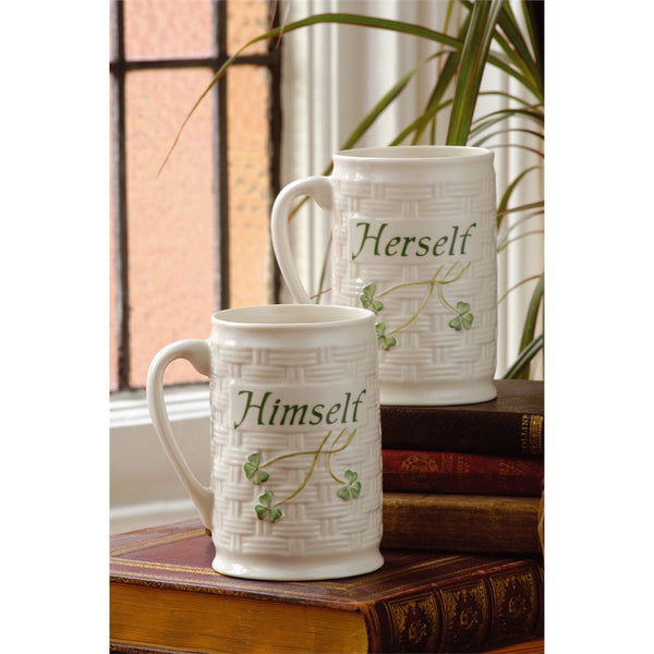 Belleek Belleek Classic Himself & Herself Mug Set