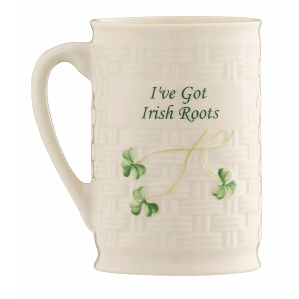 belleek Belleek Classic "I've Got Irish Roots" Mug