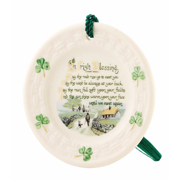 belleek Belleek Classic Irish Blessing Ornament