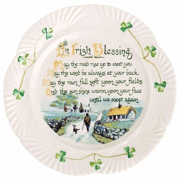 belleek Belleek Classic Irish Blessing Plate