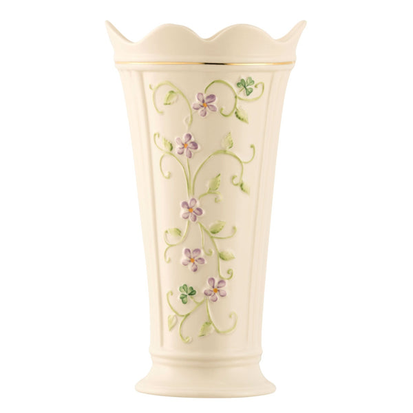 belleek Belleek Classic Irish Flax 9.5" Vase