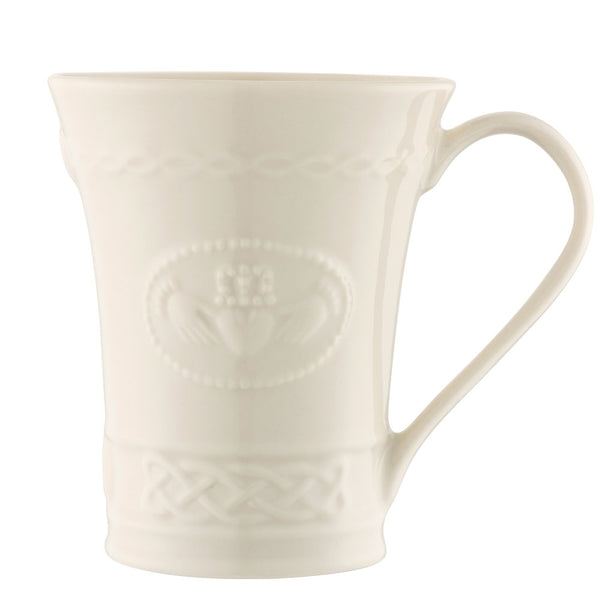 belleek Belleek Classic Personalised Claddagh Mug