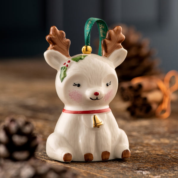 Belleek Belleek Classic Reindeer Ornament