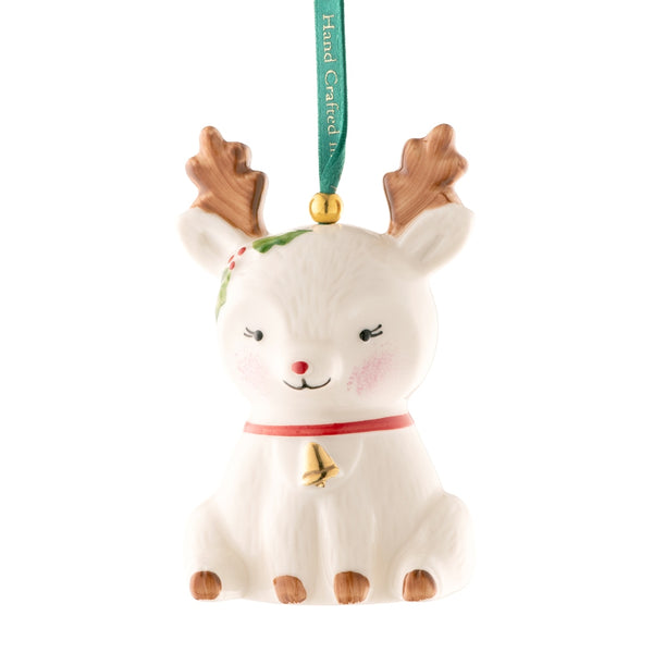 belleek Belleek Classic Reindeer Ornament