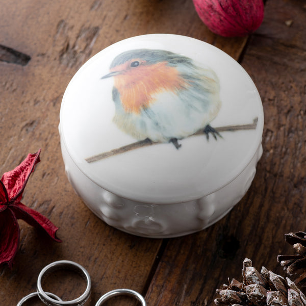 Belleek Belleek Classic Robin Trinket Box