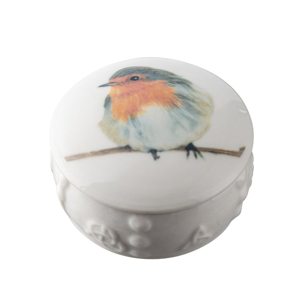 belleek Belleek Classic Robin Trinket Box