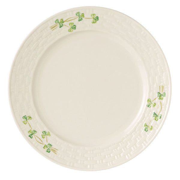 belleek Belleek Classic Shamrock Dinner Plate