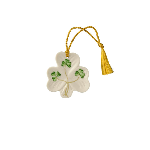 belleek Belleek Classic Shamrock Hanging Ornament