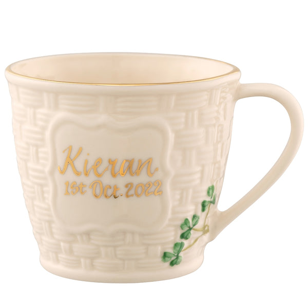 Belleek Belleek Classic Shamrock Keepsake Baby Cup