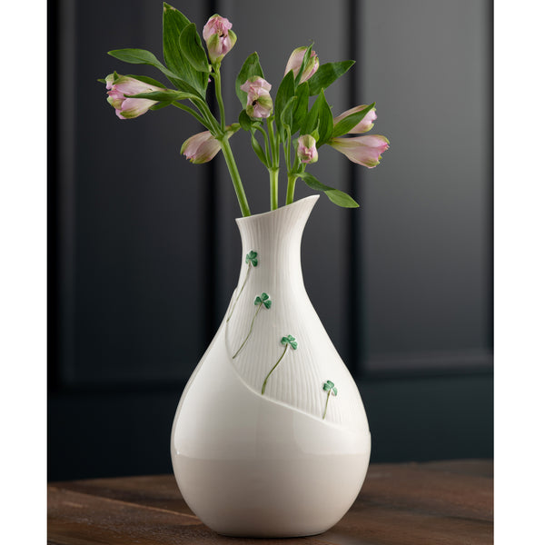 Belleek Belleek Classic Shamrock Meadow 9.5" Vase