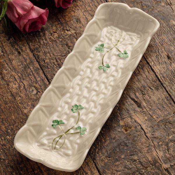 Belleek Belleek Classic Shamrock Mint Tray