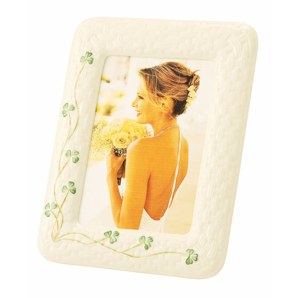 belleek Belleek Classic Shamrock Photo Frame