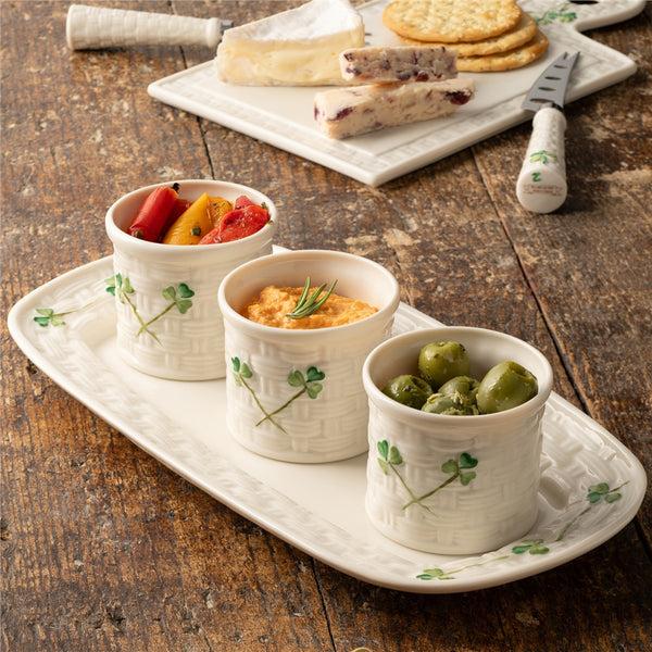 Belleek Belleek Classic Shamrock Tapas Set