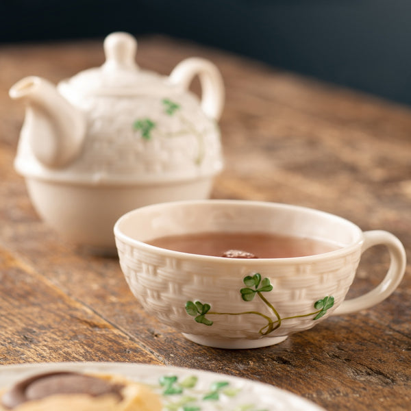 Belleek Belleek Classic Shamrock Tea For One