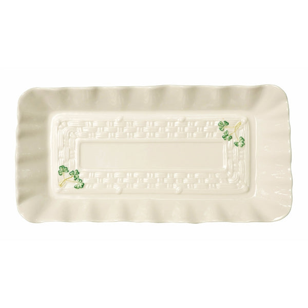belleek Belleek Classic Shamrock Tray