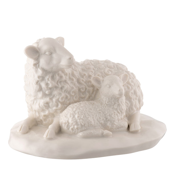 belleek Belleek Classic Sheep & Lamb Ornament