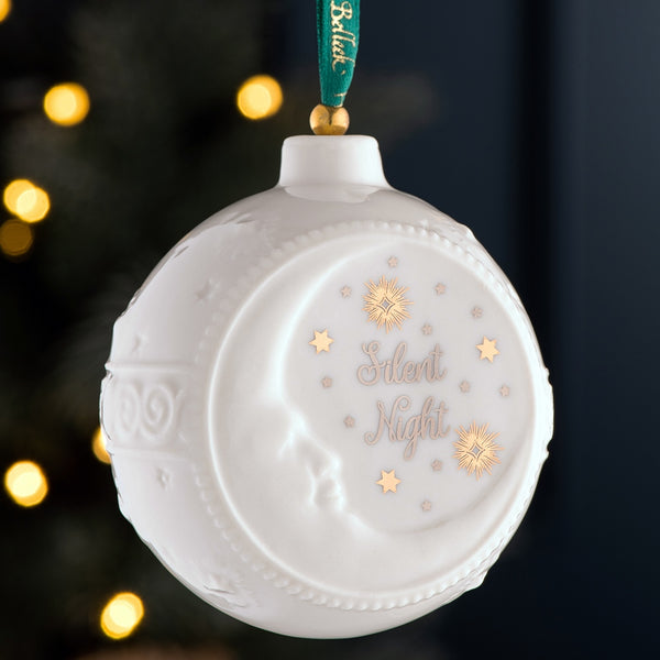 Belleek Belleek Classic Silent Night Bauble