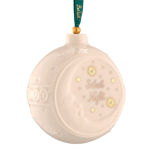 belleek Belleek Classic Silent Night Bauble