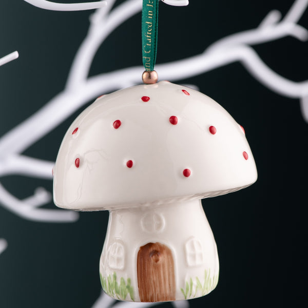 Belleek Belleek Classic Toadstool Hanging Ornament