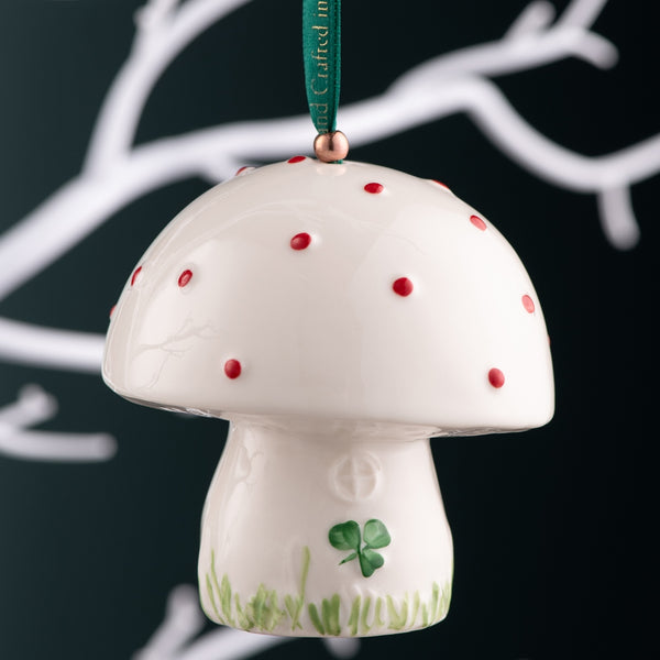 Belleek Belleek Classic Toadstool Hanging Ornament