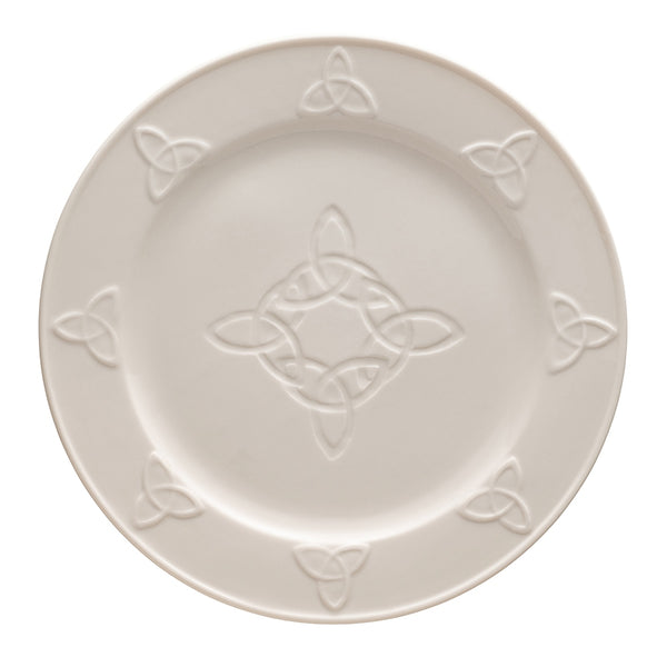 belleek Belleek Classic Trinity Knot Dinner Plate