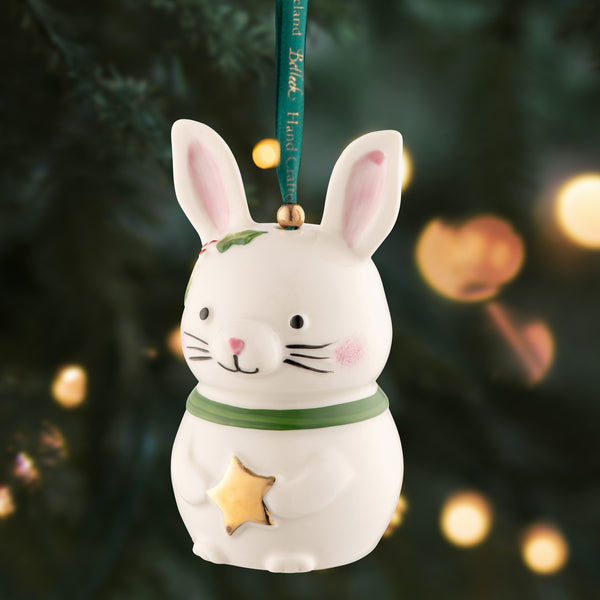 Belleek Belleek Classic Woodland Bunny Ornament