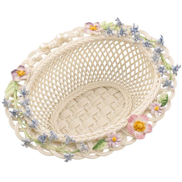 belleek Belleek Classic Woodland Ribbon Basket