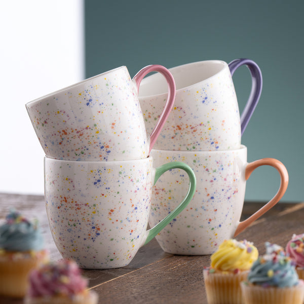 Belleek Belleek Living Confetti Mugs Set Of 4