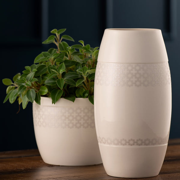 Belleek Belleek Living Daisy Dot Flower Pot