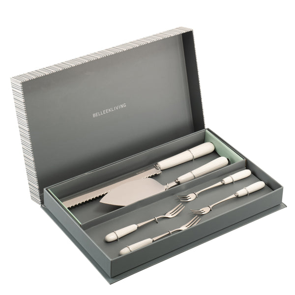 belleek Belleek Living Erne Pastry Set