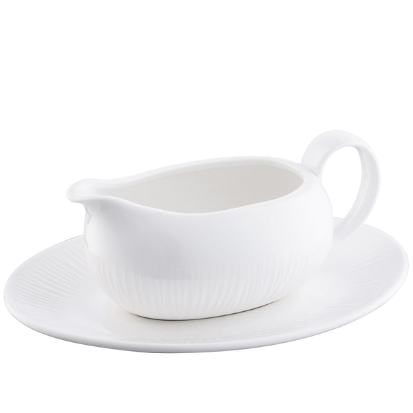 belleek Belleek Living Erne Sauce Boat & Tray