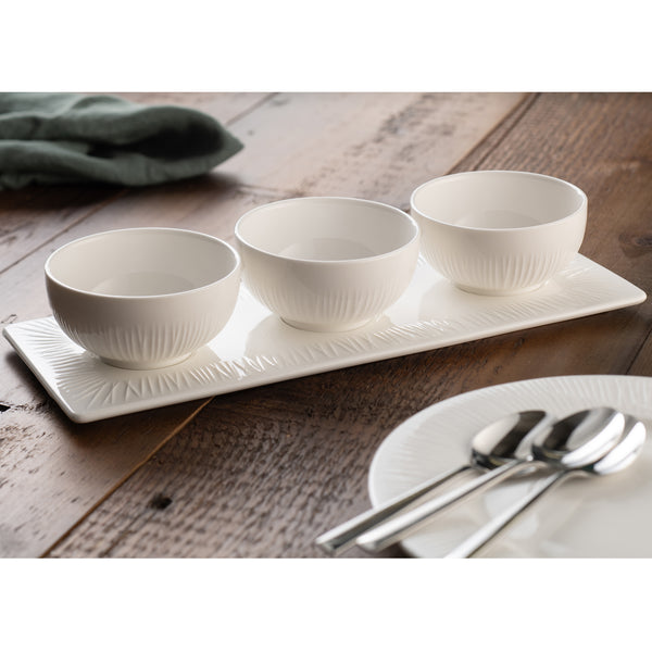 Belleek Belleek Living Erne Triple Bowl Set