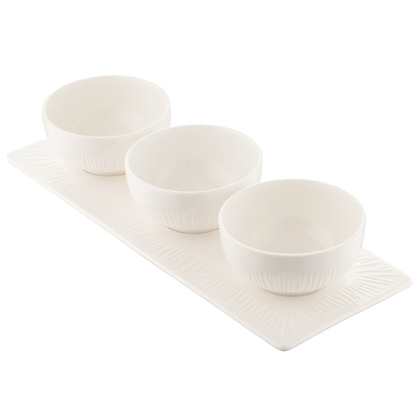 belleek Belleek Living Erne Triple Bowl Set