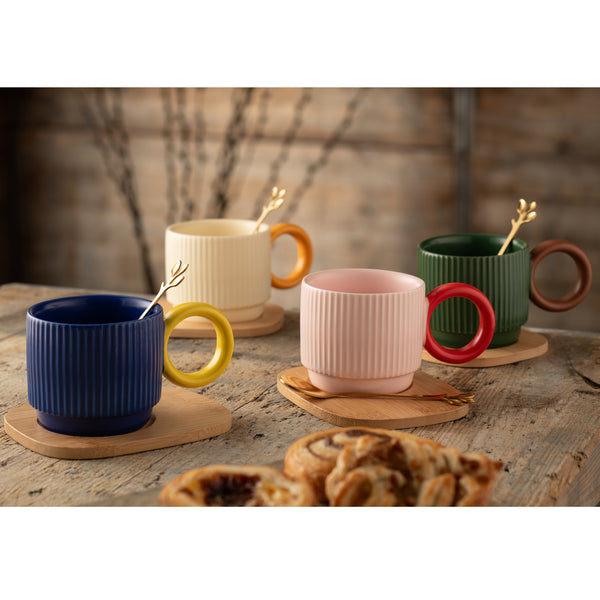 Belleek Belleek Living Hula Mug Set Of 4