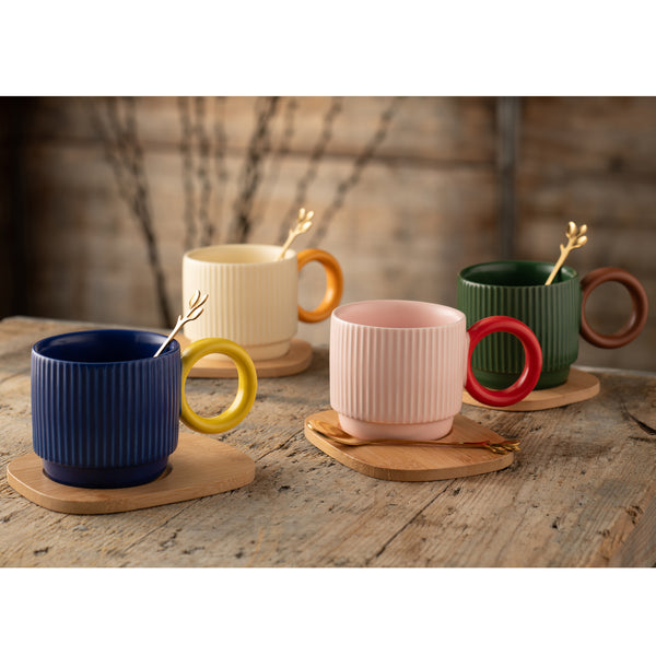 Belleek Belleek Living Hula Mug Set Of 4
