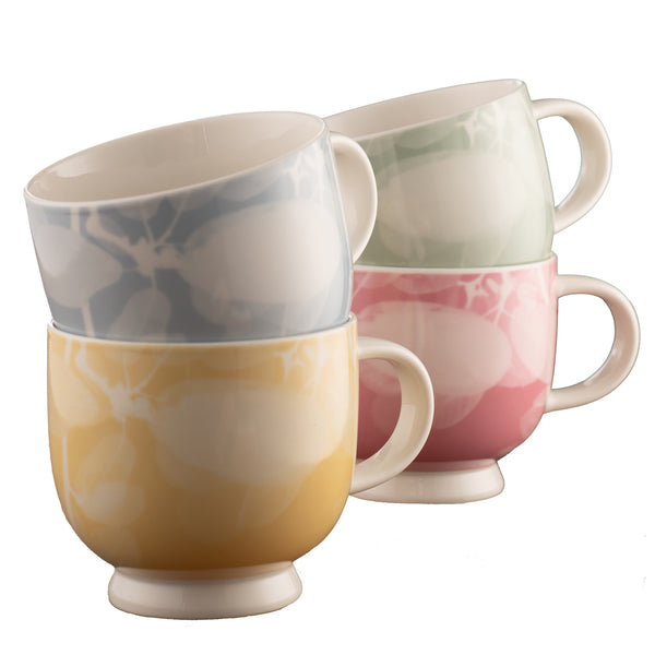 belleek Belleek Living Laurel Footed Mug Set of 4
