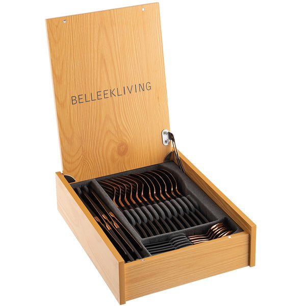 belleek Belleek Living Noir 24 Piece Cutlery Set