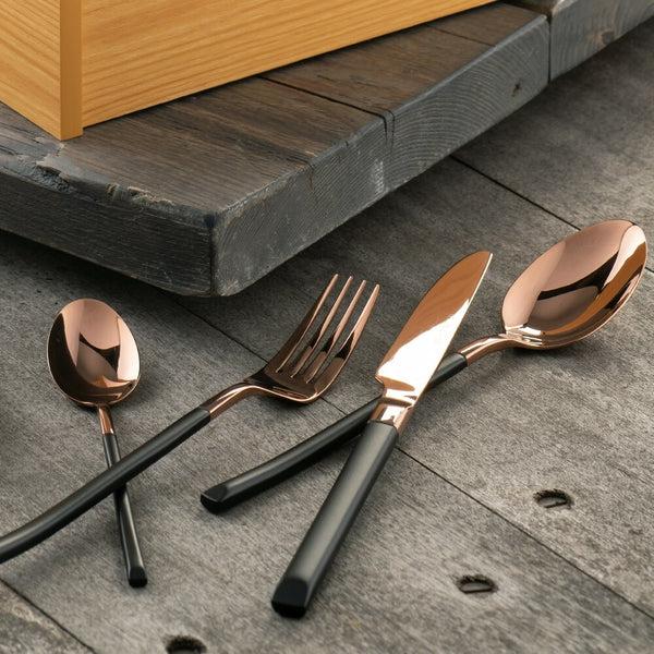 Belleek Belleek Living Noir 24 Piece Cutlery Set