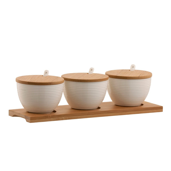 belleek Belleek Living Ripple 3 Bowls Set