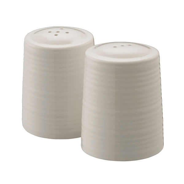 belleek Belleek Living Ripple Salt & Pepper Set