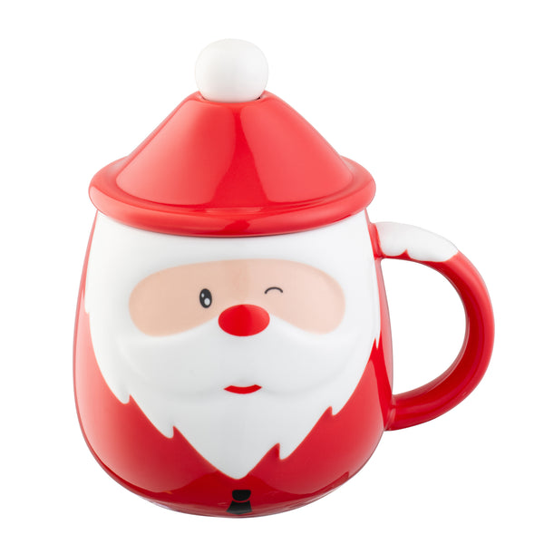belleek Belleek Living Santa Lidded Mug