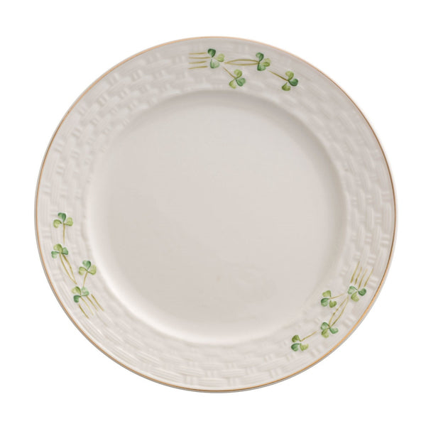 belleek Belleek Classic 1880 - Gold Shamrock Salad Plate