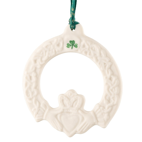 Belleek Belleek Classic Claddagh Friendship Ornament