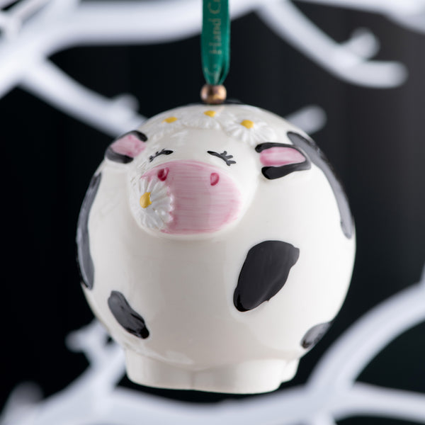 Belleek Belleek Classic Daisy The Cow Hanging Ornament