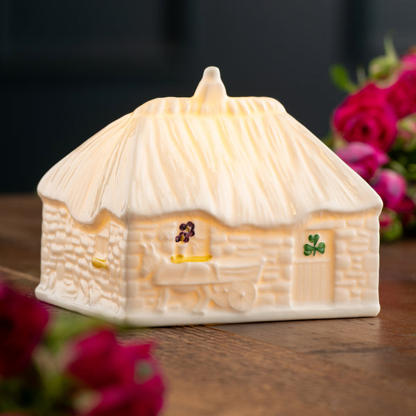 Belleek Belleek Classic Edition Piece 2025-Irish Thatched Cottage LED