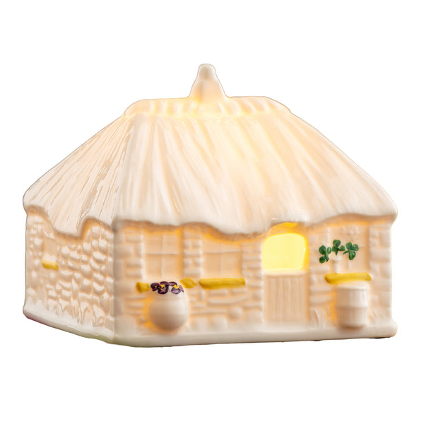 belleek Belleek Classic Edition Piece 2025-Irish Thatched Cottage LED