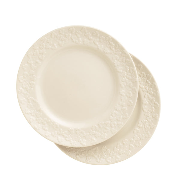belleek Belleek Classic Field of Shamrock 8" Side Plate Set of 2